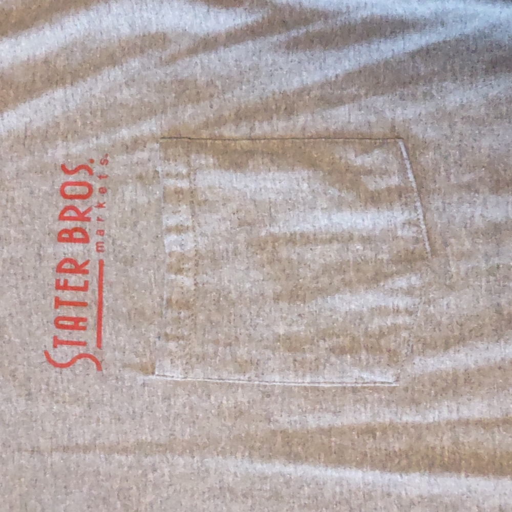 Grey cotton/poly t-shirt - Picture 3 of 5